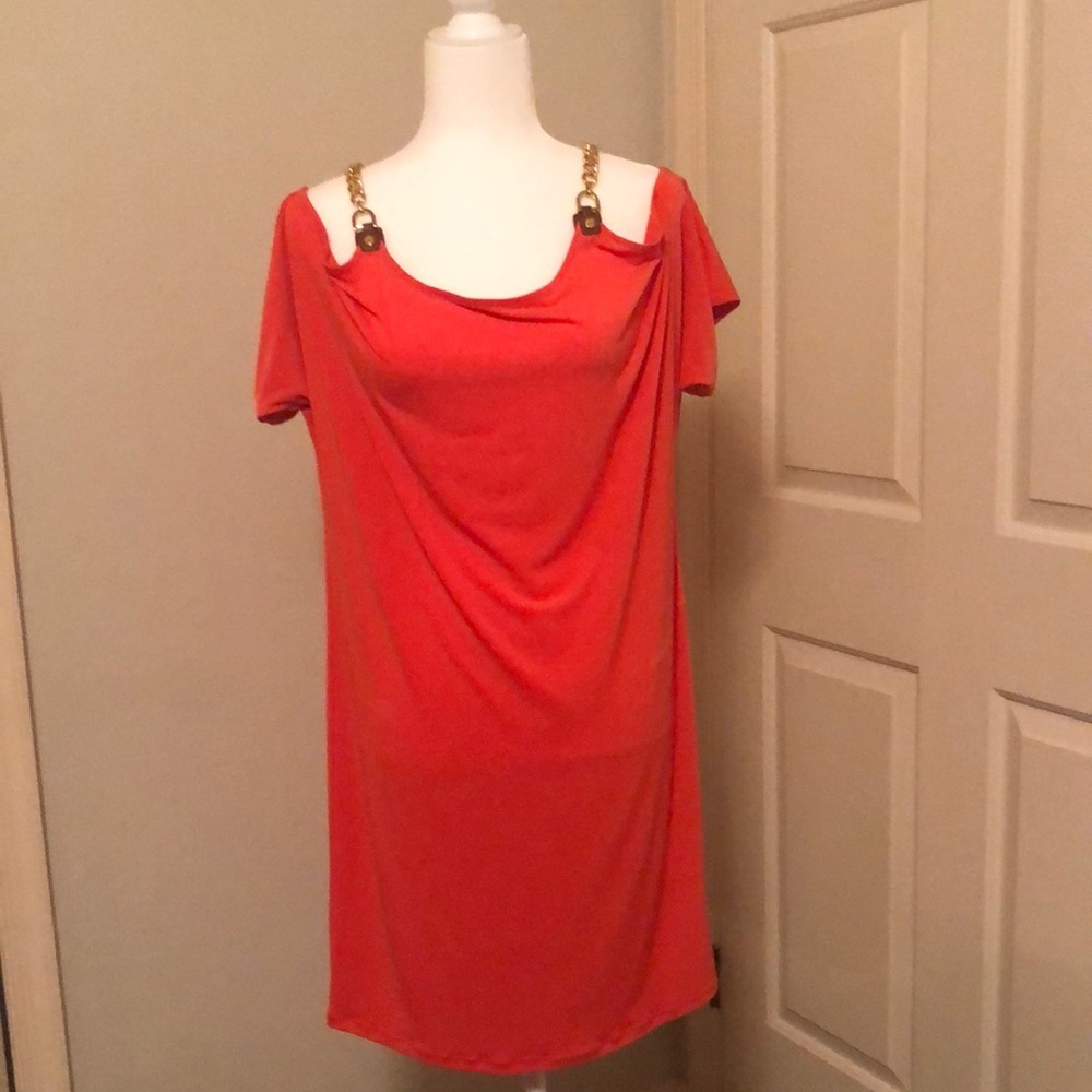 Michael Kors cold shoulder dress